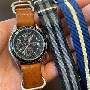 Casio Edifice speedmaster homage